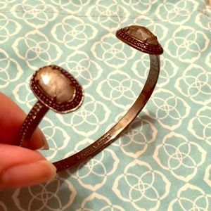 Kendra Scott Gunmetal Mirror Rock Eloise cuff